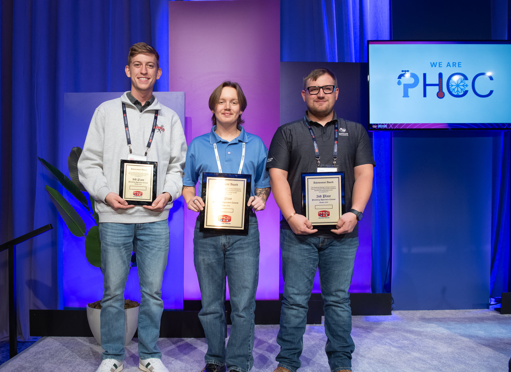 2025 Plumbing Apprentice Contest Winners