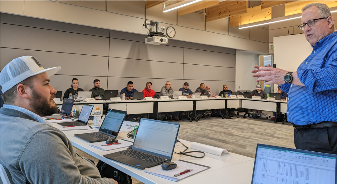 Kirk Alter Teaching a PHCC Management Workshop