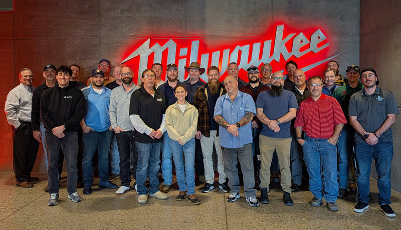 PHCC Essentials of Project Managment class attendees at Milwaukee Tool Headquarters, March 4-7, 2026.