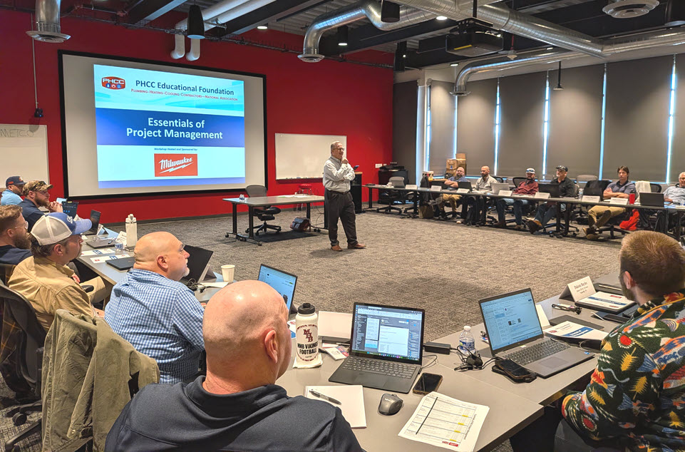 PHCC PM Class at Milwaukee Tool