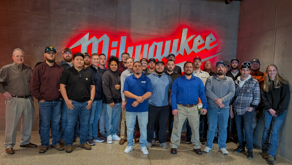PHCC Foremen Workshop attendees at Milwaukee Tool Headquarters