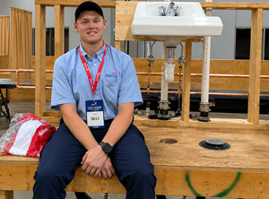 2026 SkillsUSA Plumbing Post Secondary Winner Anton Allen